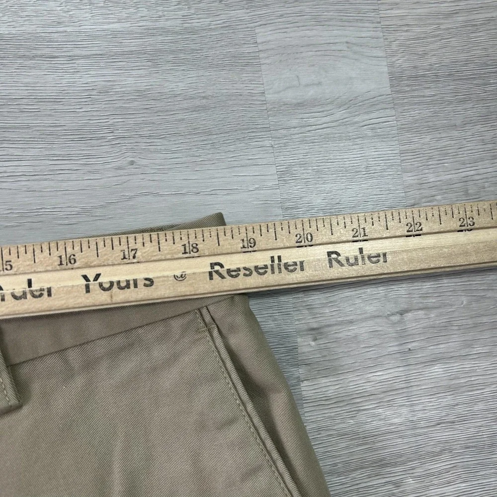 NEW Dockers True Chino‎ Pants Mens 38x34 Beige Relaxed Flat Front Wrinkle Free